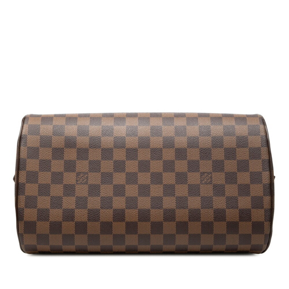 LOUIS VUITTON Brown Damier Leather Boston Bag - Picture 3 of 6
